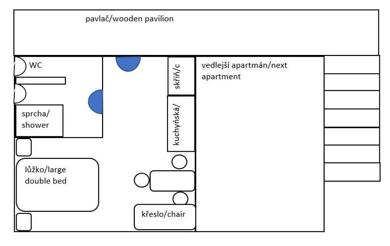 Zlaty V Soukromi Mala Skala Cesky Raj Apartment Koberovy